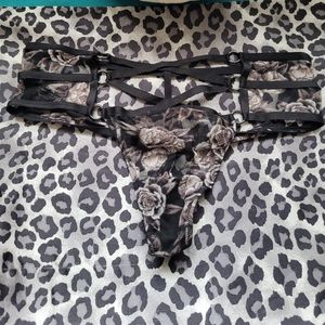 Victorias Secret Strappy Mesh Thong